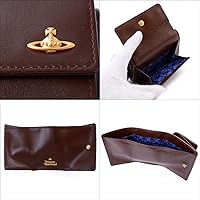 【新品】Vivienne Westwood三つ折り財布WATER ORBブラウン ○☆新品未使用 ヴィヴィアンウエストウッド WATER ORB 三つ折